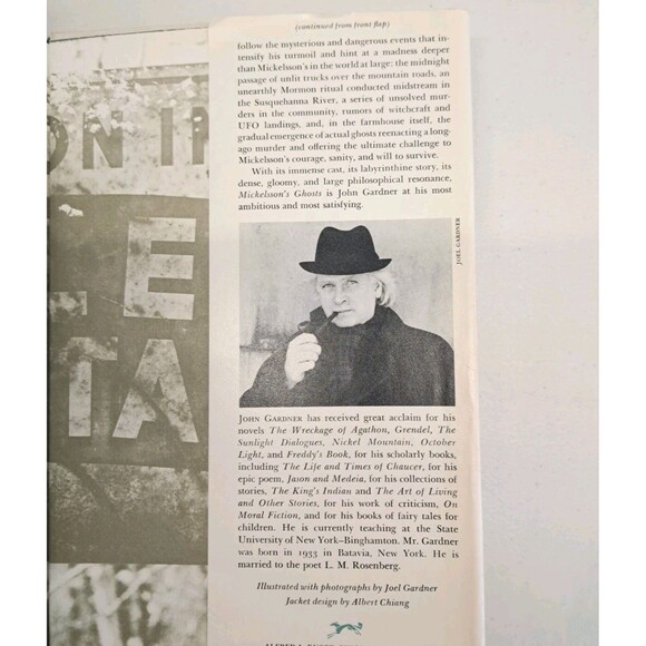 John GARDNER / Mickelsson's Ghosts 1st Edition 1982 - Picture 6 of 6